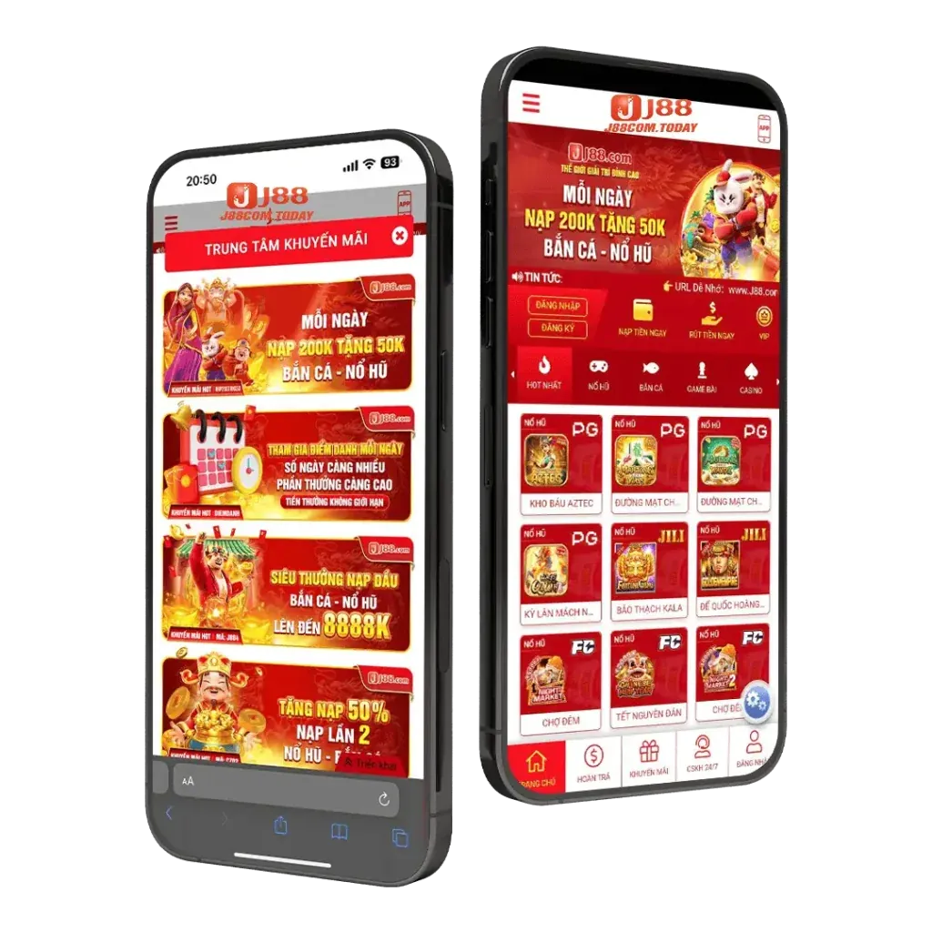 Giao diện người dùng thân thiện của banca90 trên điện thoại
