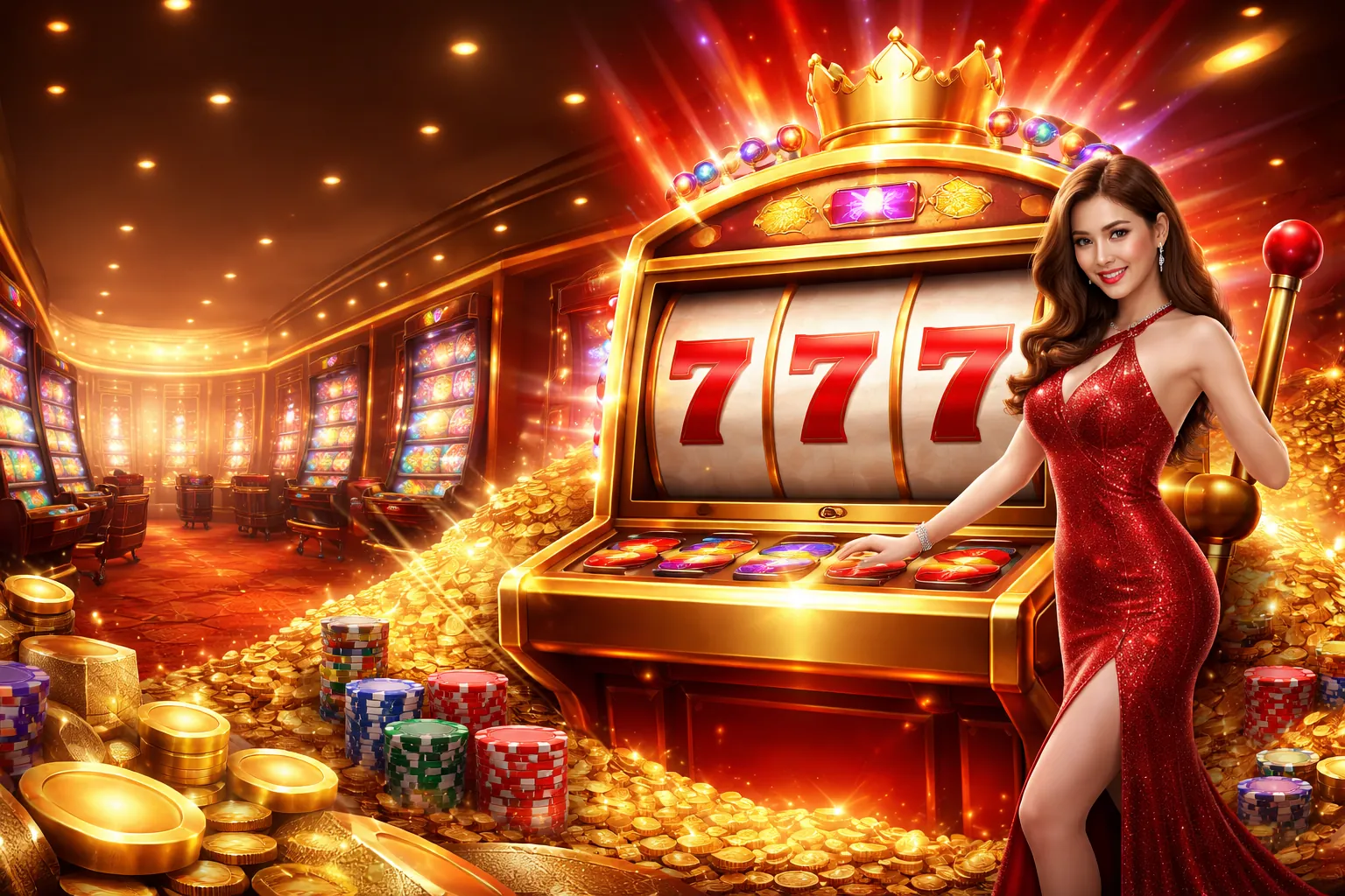 Giao diện trò chơi slot rực rỡ tại banca90 tặng 88k